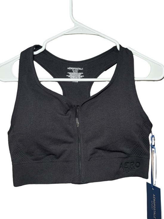 Aeropostale Other - Aeropostale Black Racerback Front-Zip Sports Bra